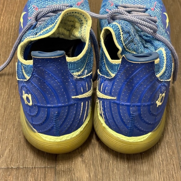 Nike Zoom KD 11 Paranoid Blue/Yellow Men’s Size 14 - Picture 4 of 9